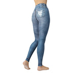 Denim Jeans Yoga Leggings
