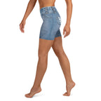 Denim Jeans Yoga Shorts