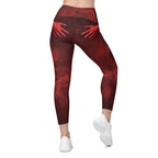 Devil's Grab Crossover Leggings With Pockets