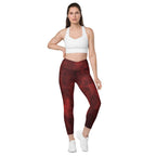 Devil's Grab Crossover Leggings With Pockets