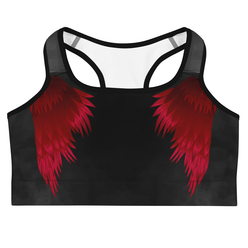 Devil Wings Sports Bra