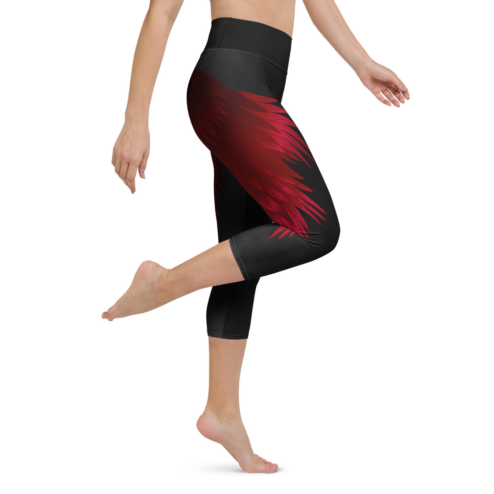 Devil Wings Yoga Capris