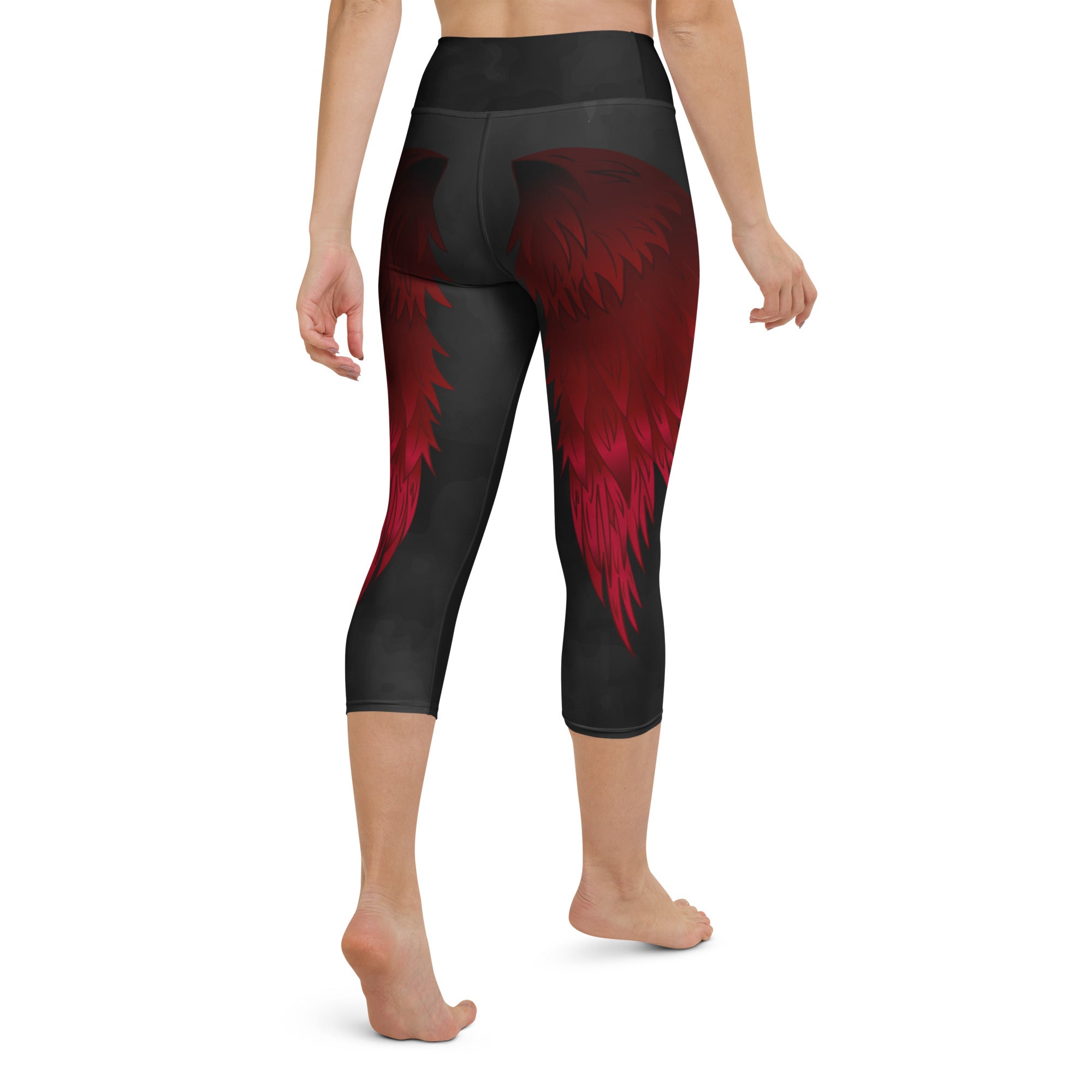 Devil Wings Yoga Capris