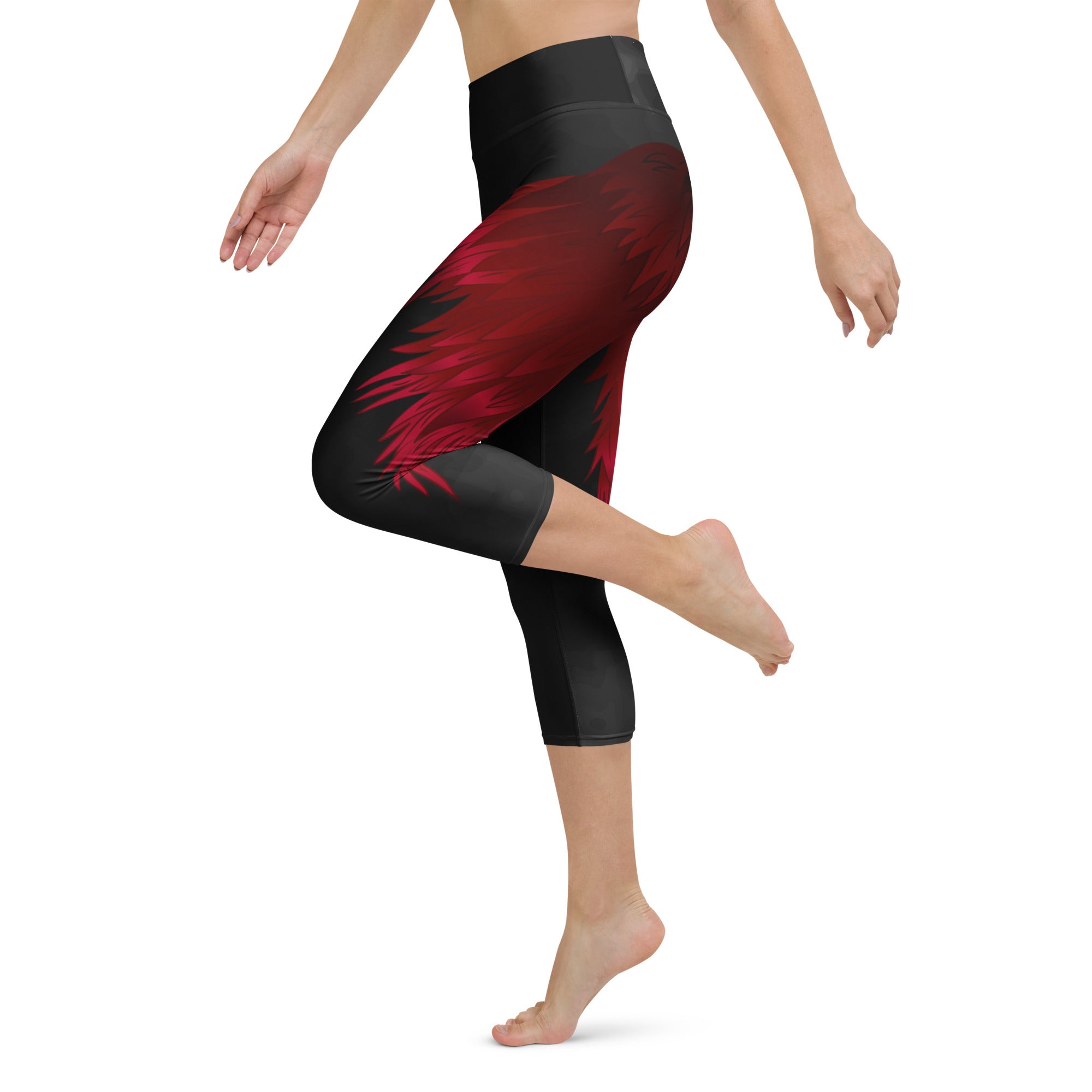 Devil Wings Yoga Capris