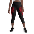 Devil Wings Yoga Capris
