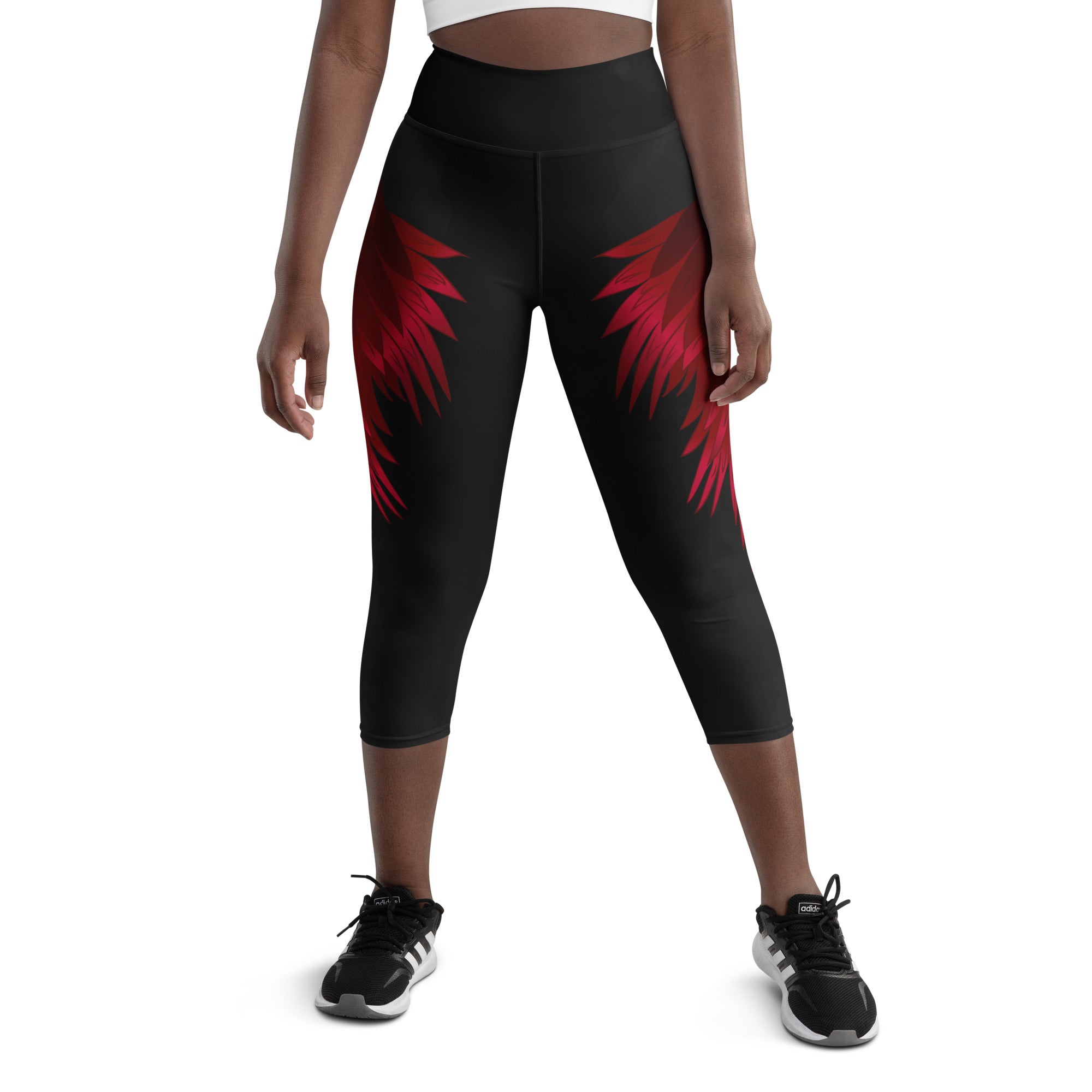 Devil Wings Yoga Capris