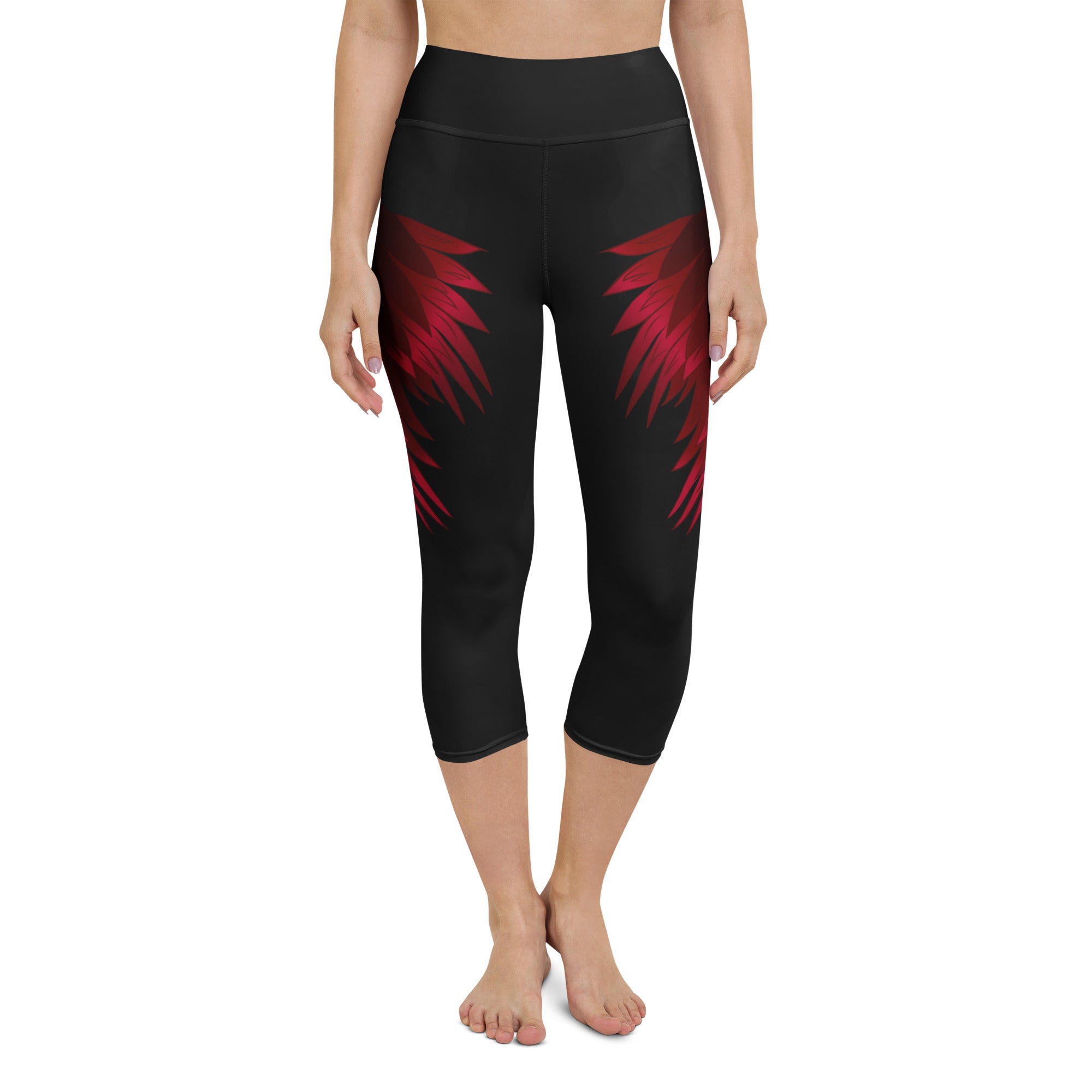 Devil Wings Yoga Capris