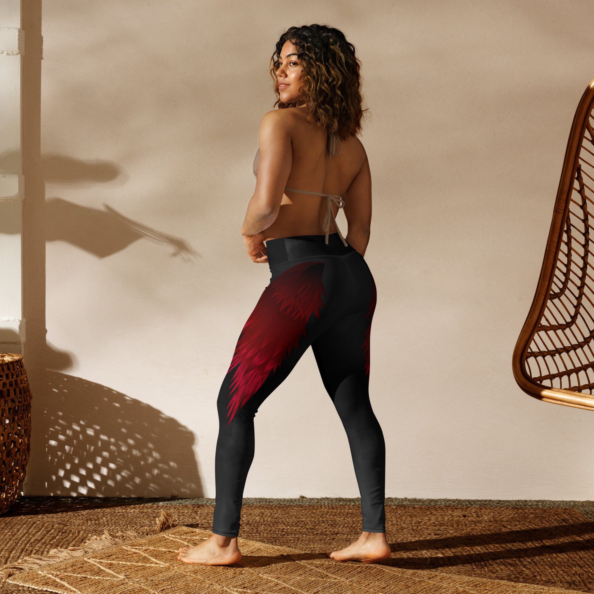 Devil Wings Yoga Leggings