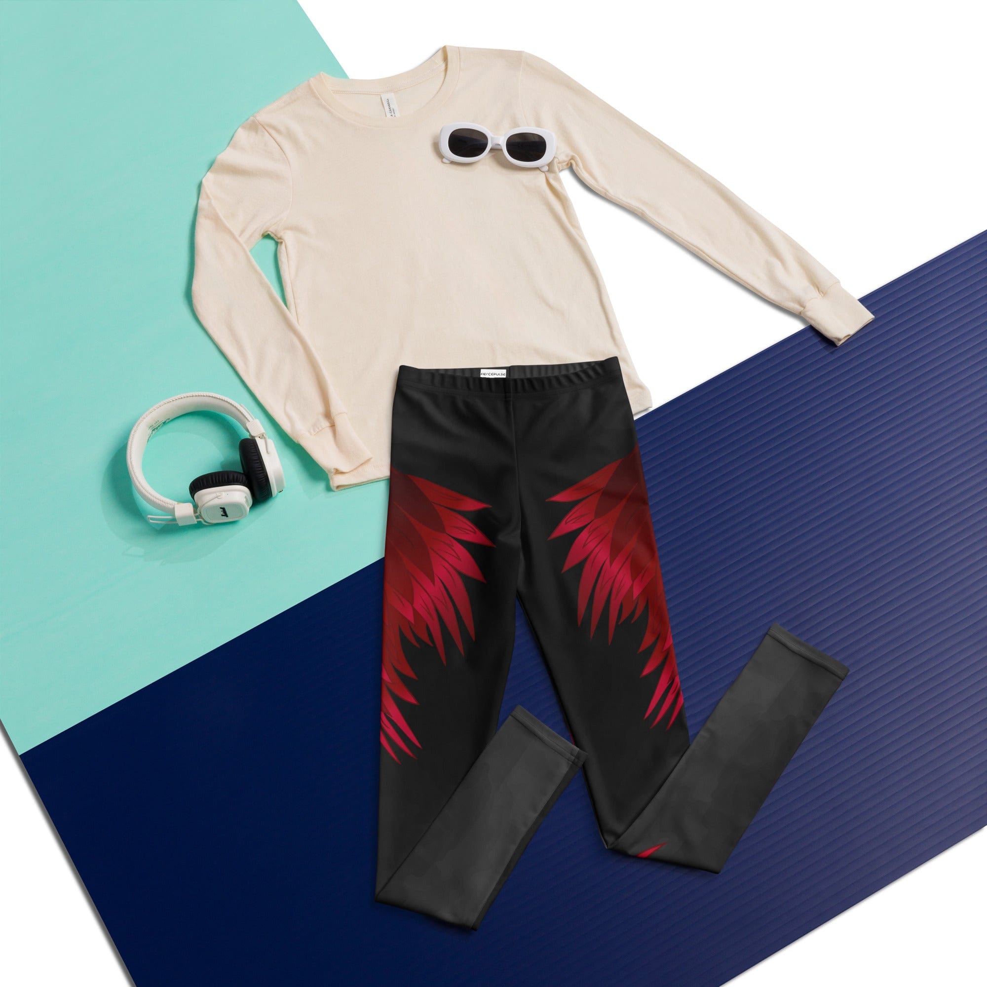 Devil Wings Youth Leggings