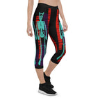 Devilish Halloween Skeletons Capris