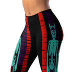 Devilish Halloween Skeletons Leggings