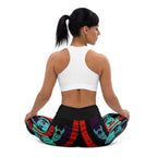 Devilish Halloween Skeletons Yoga Leggings