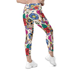 Dia de Muertos Leggings With Pockets
