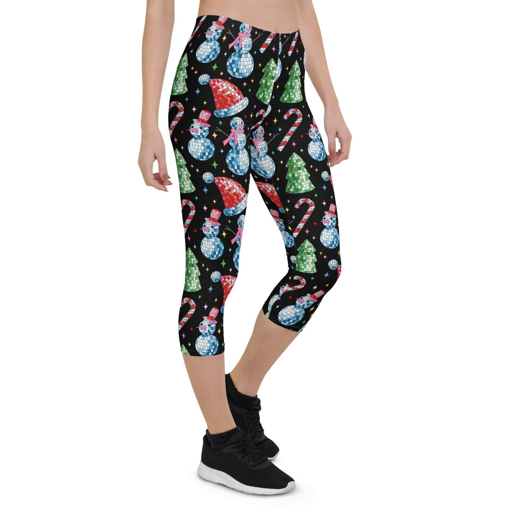 Disco Christmas Capris