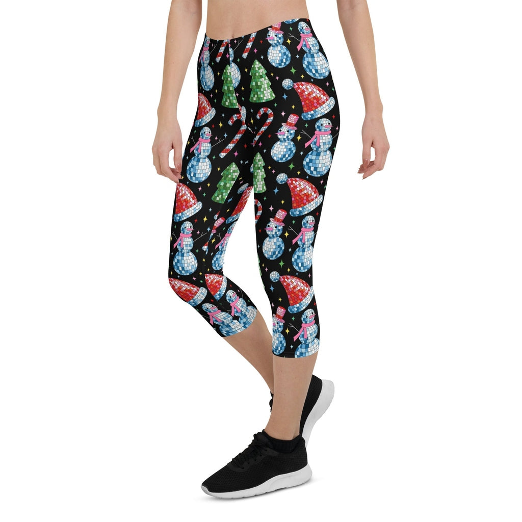 Disco Christmas Capris