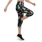 Disco Christmas Capris