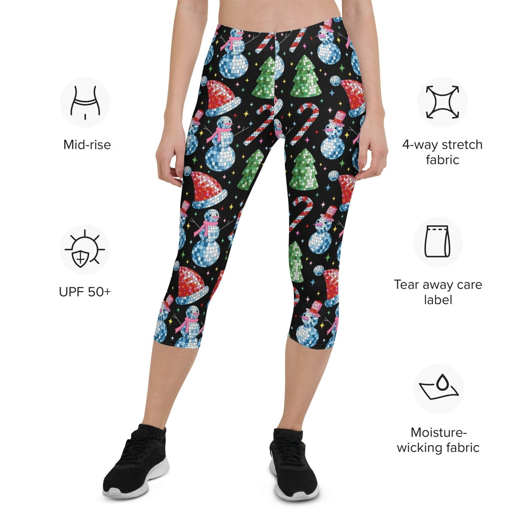 Disco Christmas Capris