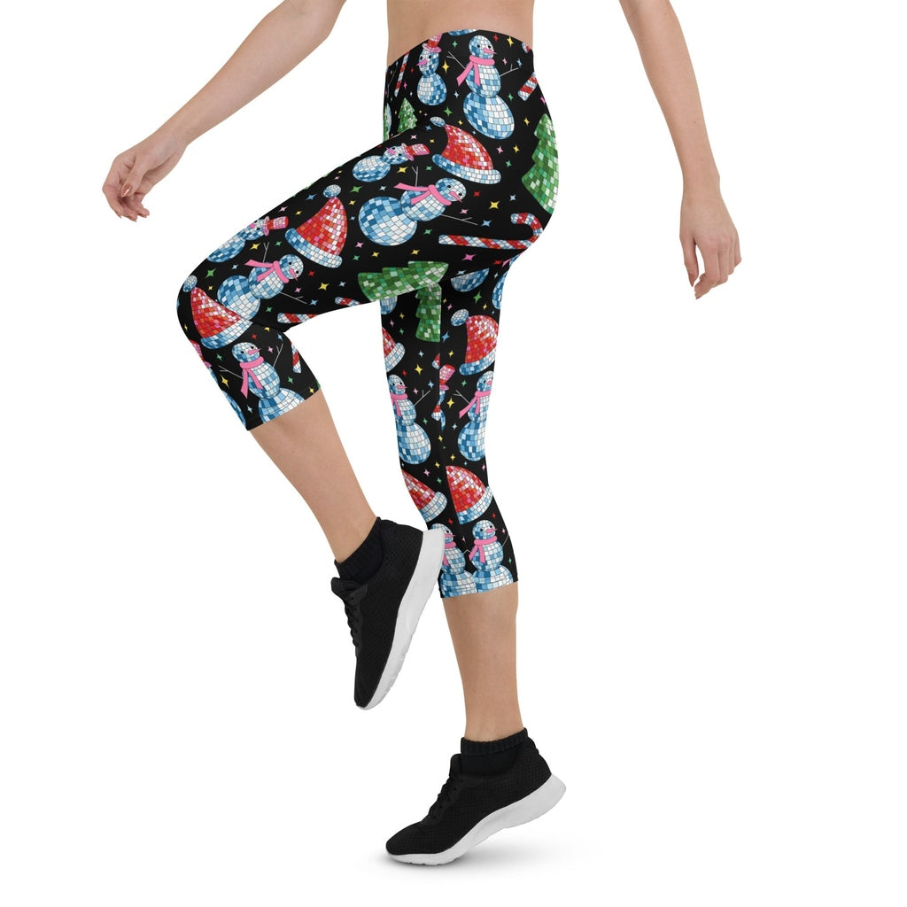 Disco Christmas Capris