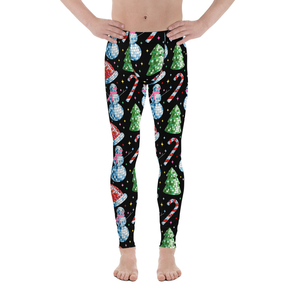 Disco Christmas Men's Leggings