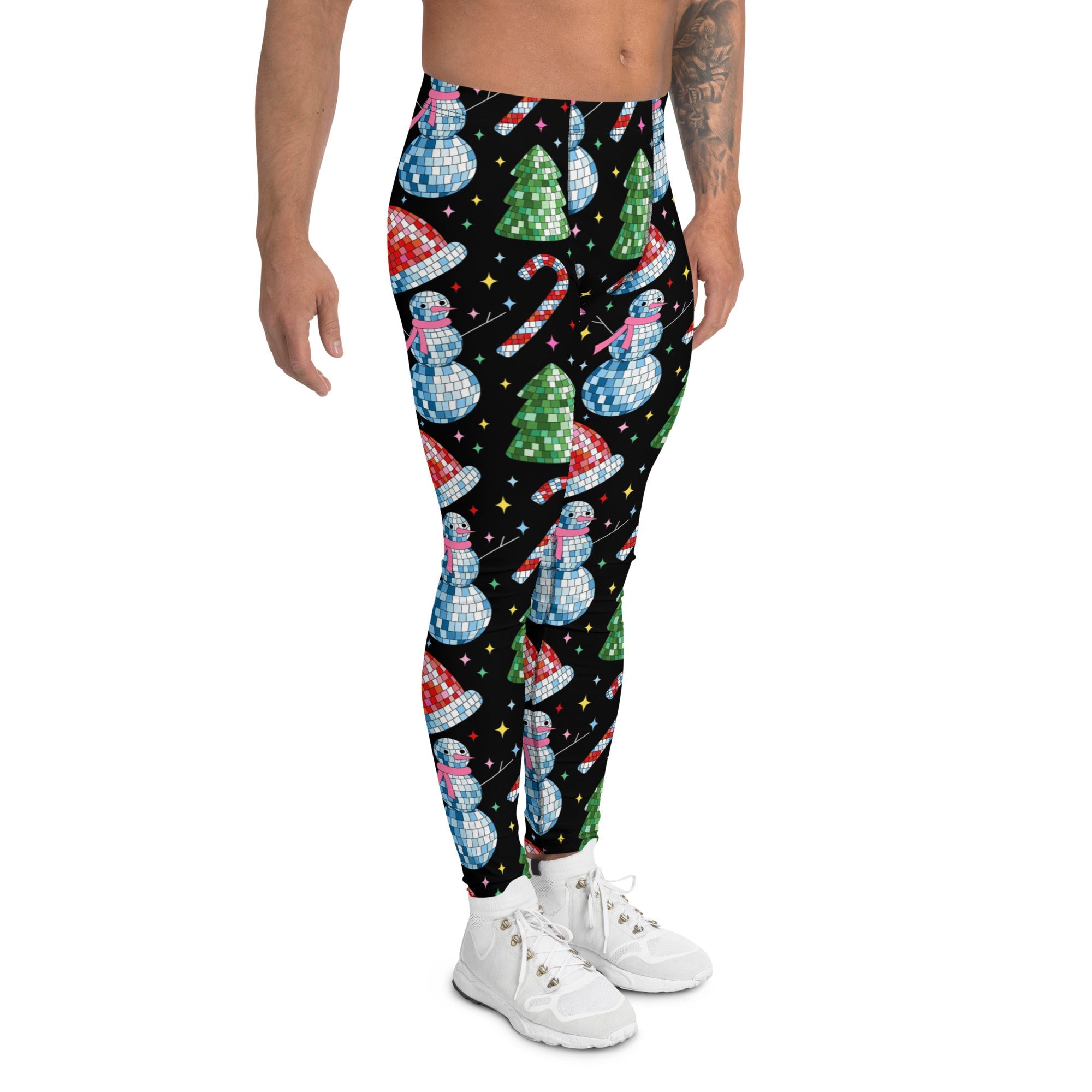 Disco Christmas Men's Leggings