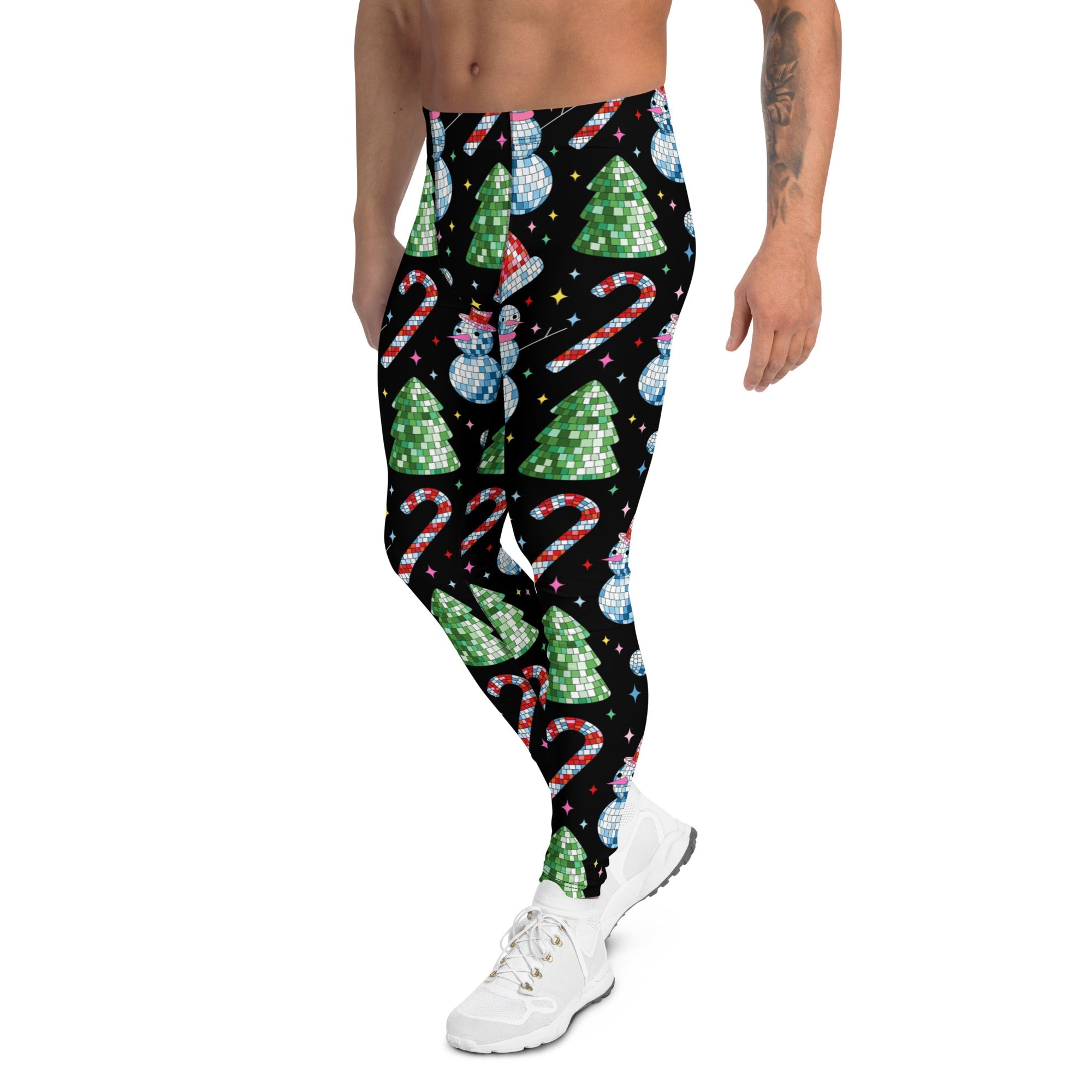 Disco Christmas Men's Leggings