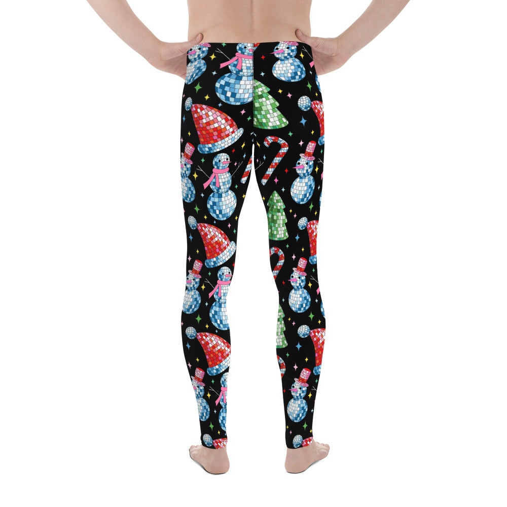 Disco Christmas Men's Leggings