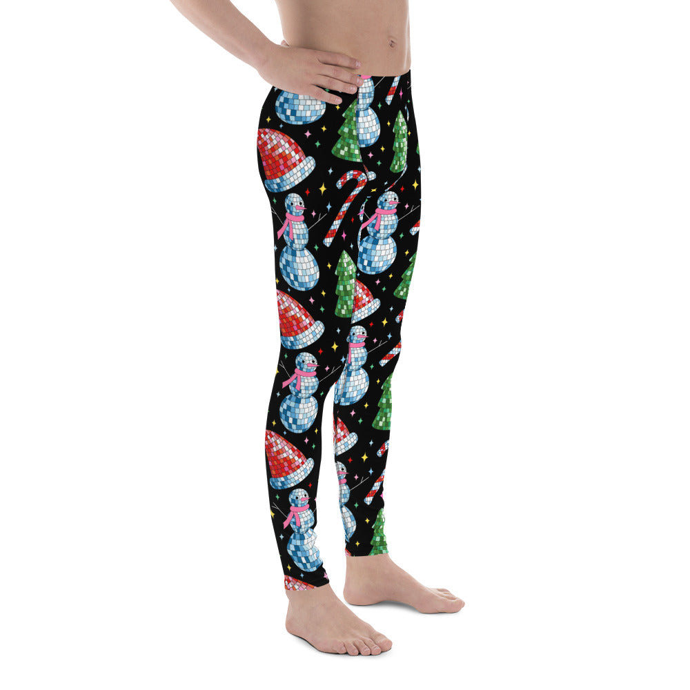 Disco Christmas Men's Leggings