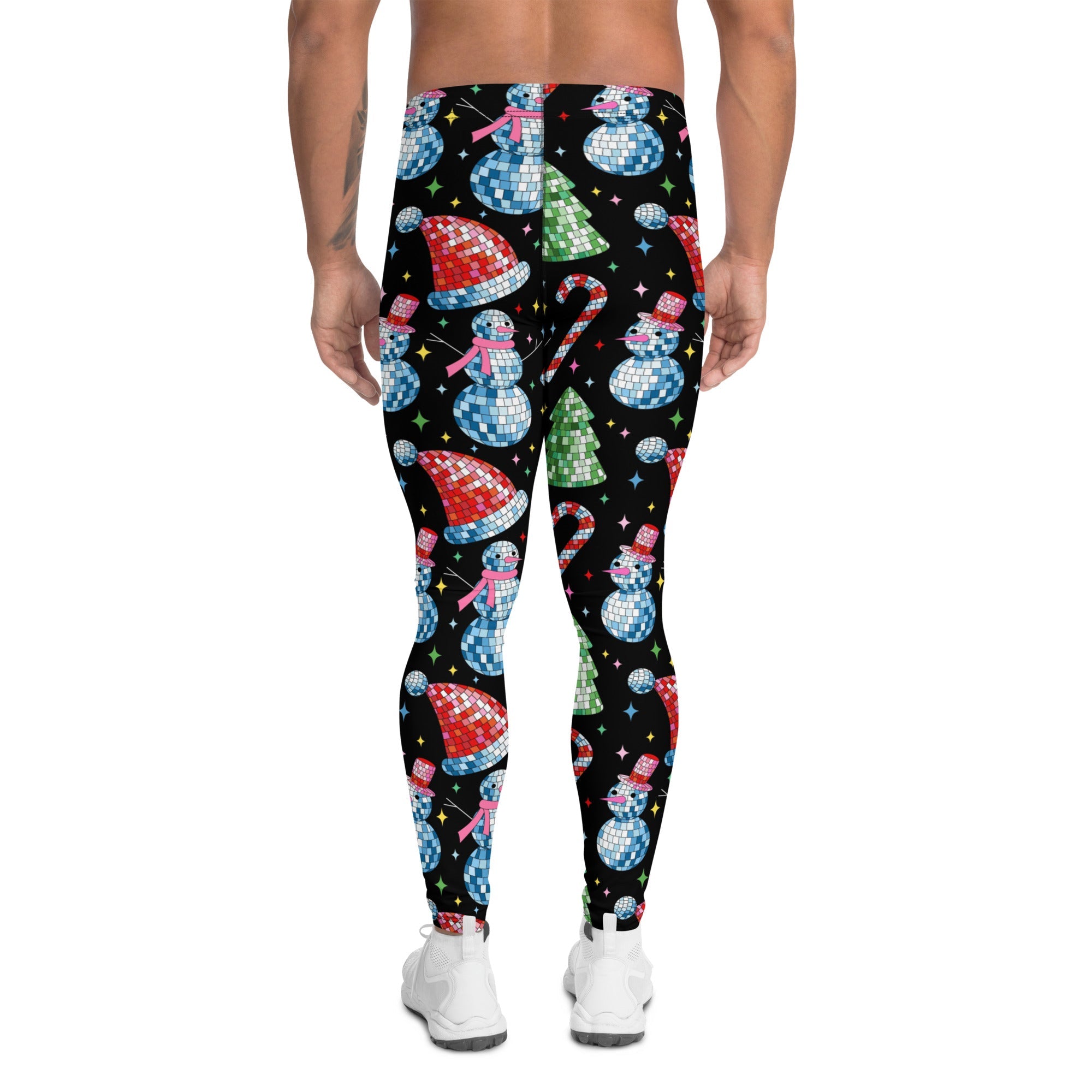 Disco Christmas Men's Leggings