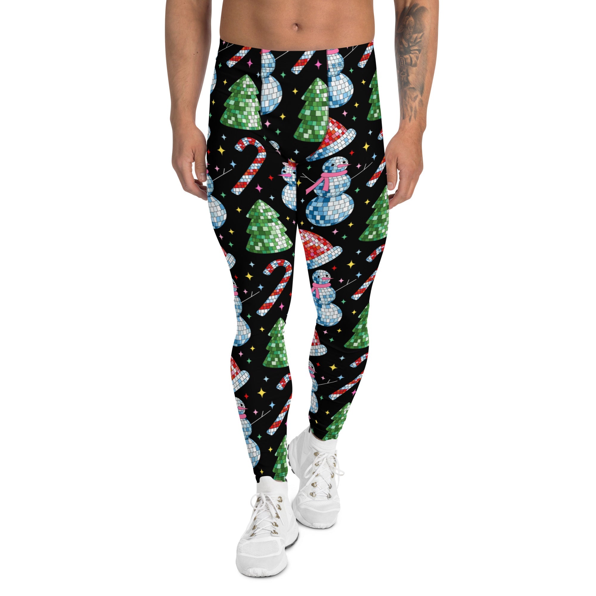 Disco Christmas Men's Leggings