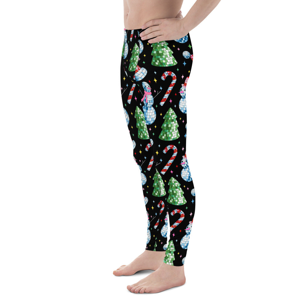 Disco Christmas Men's Leggings