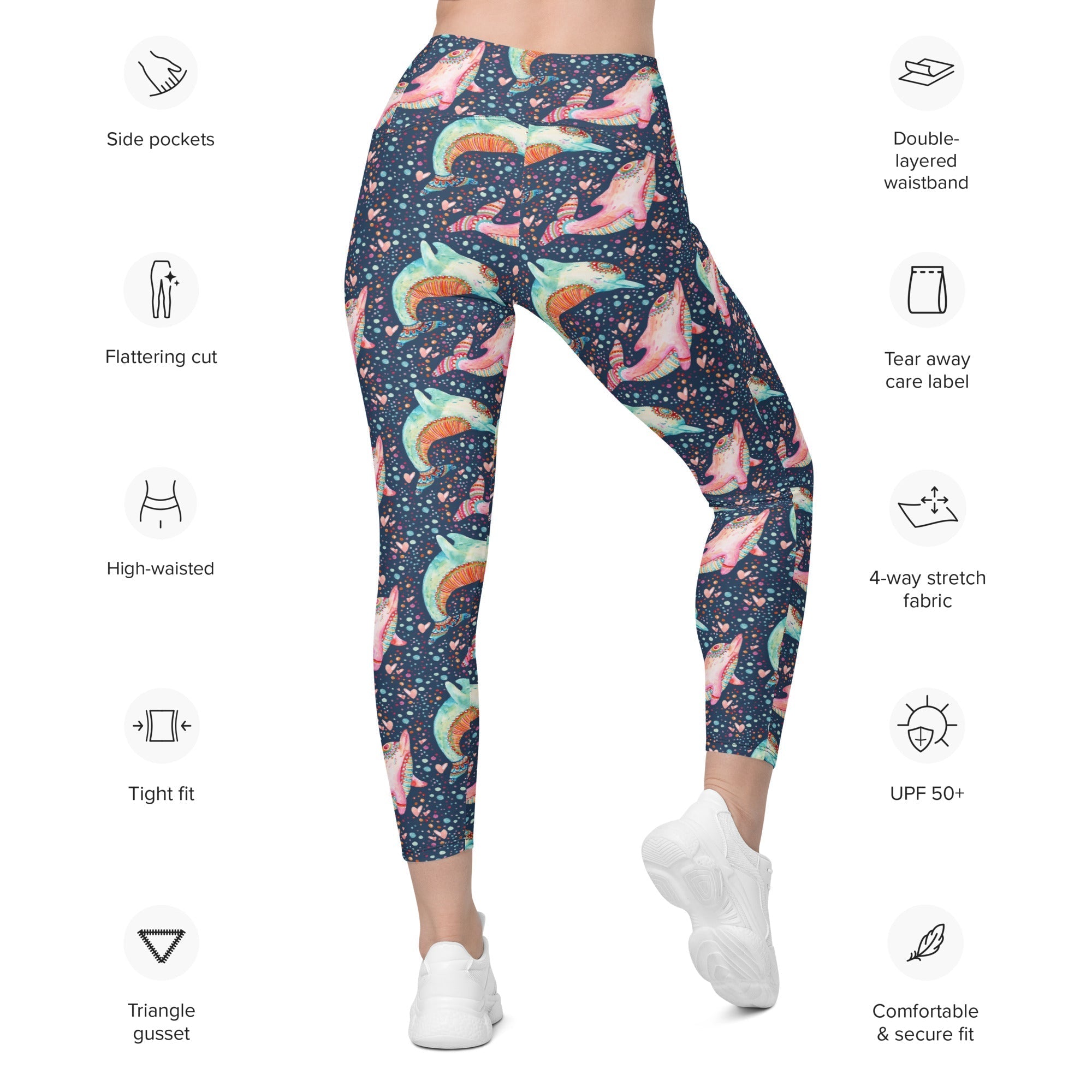 Dolphin Leggings With Pockets
