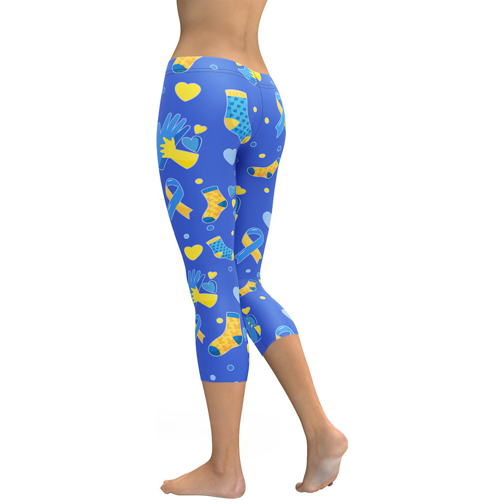 Down Syndrome Awareness Capris