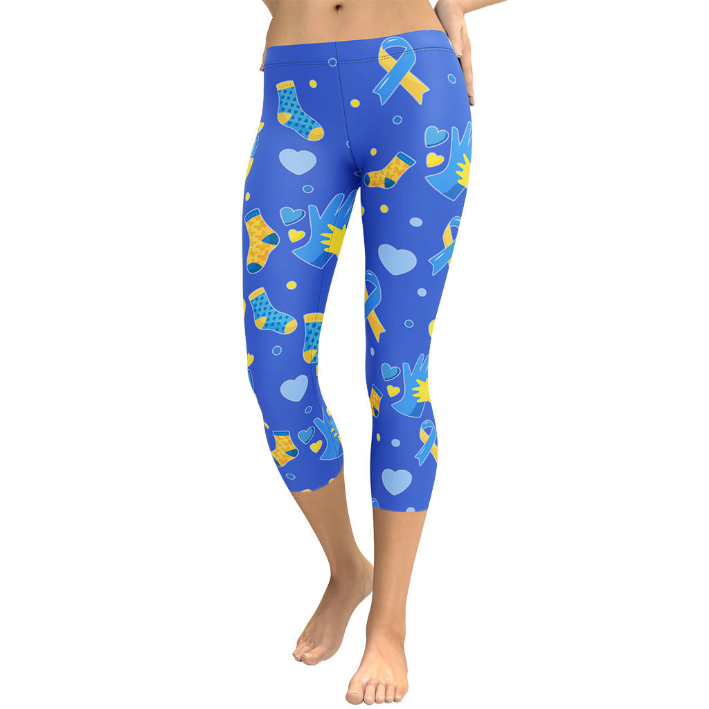 Down Syndrome Awareness Capris
