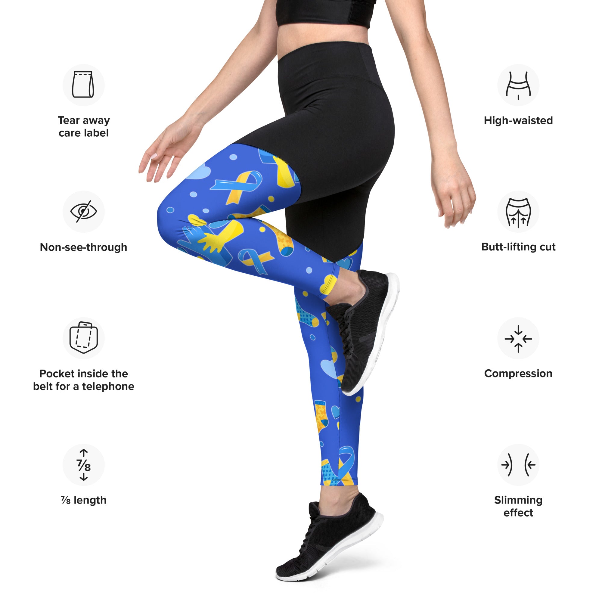 Down Syndrome Awareness Compression Leggings