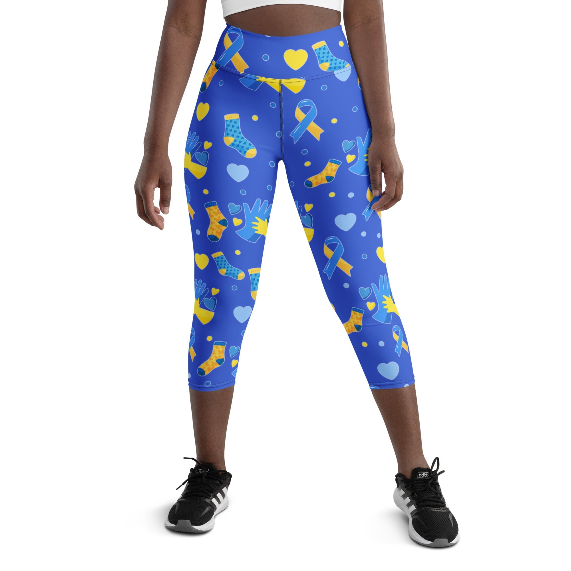 Down Syndrome Awareness Yoga Capris