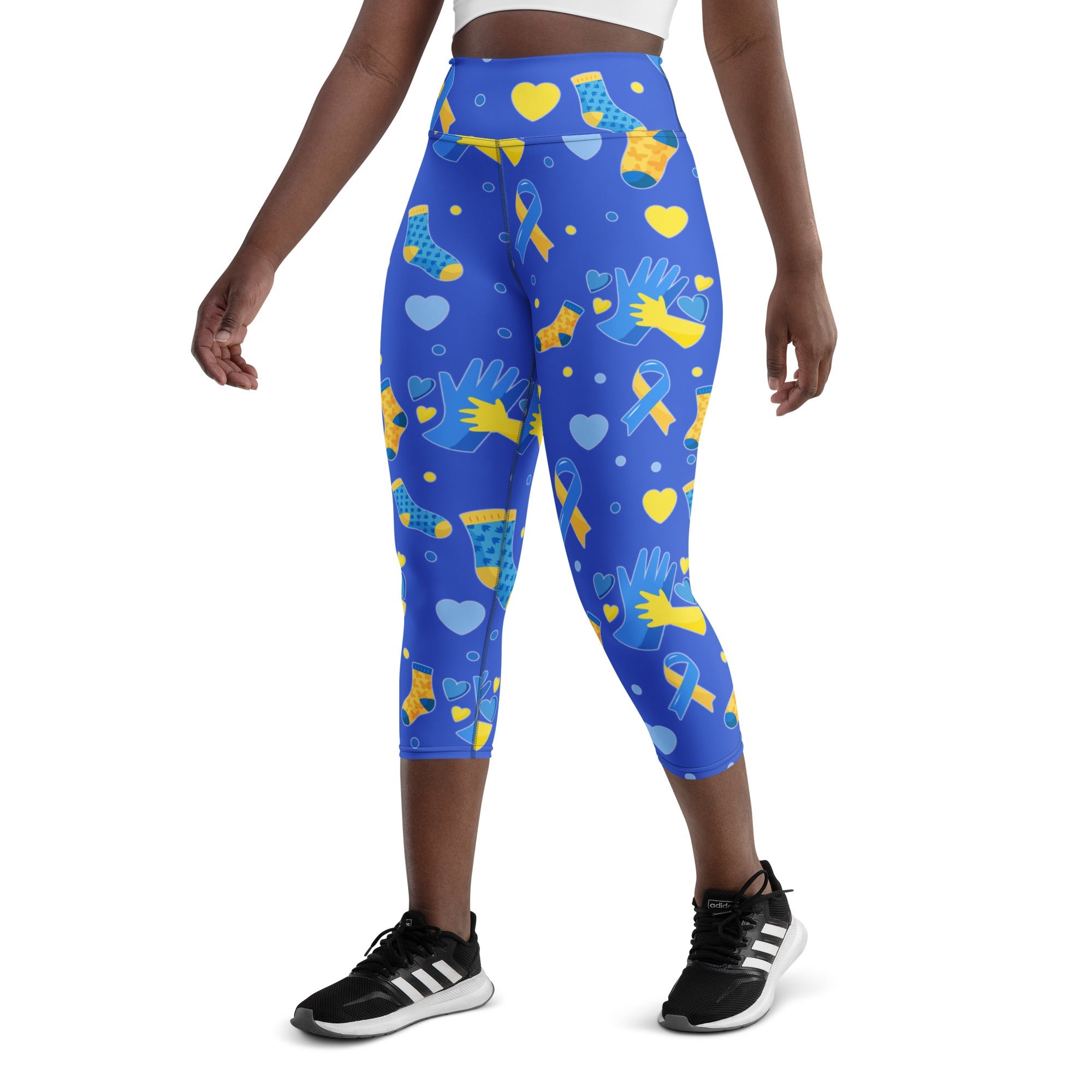 Down Syndrome Awareness Yoga Capris