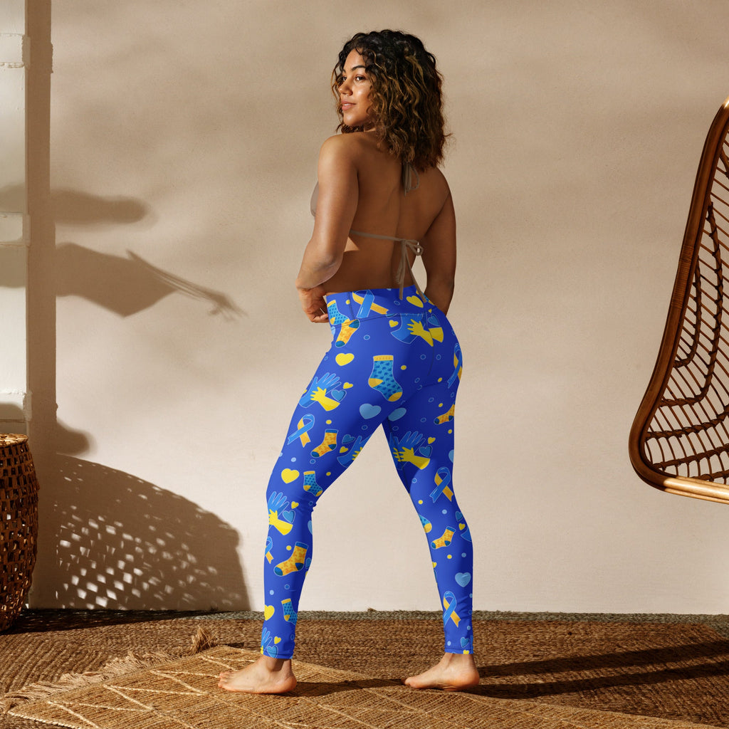Down Syndrome Awareness Yoga Leggings