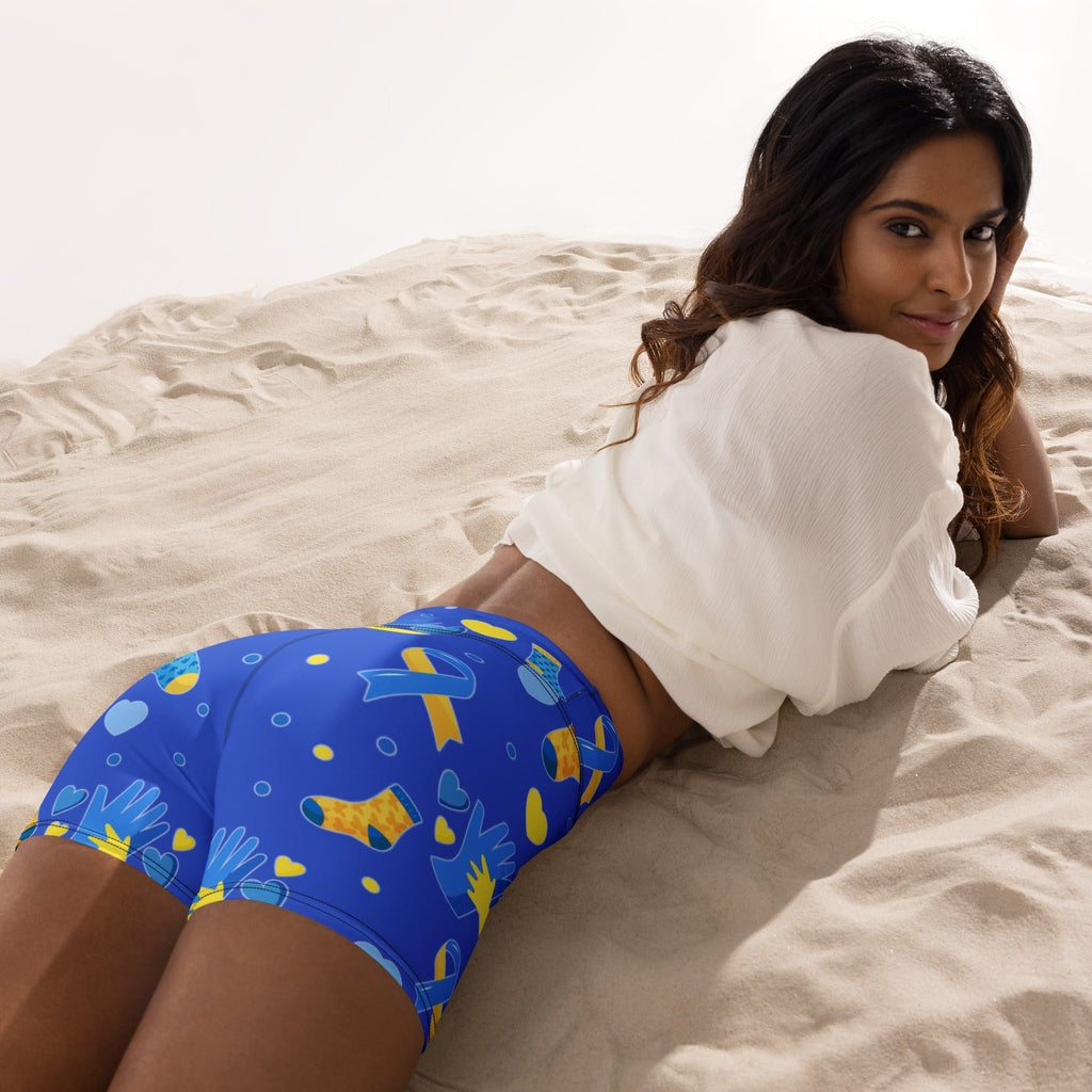 Down Syndrome Awareness Yoga Shorts