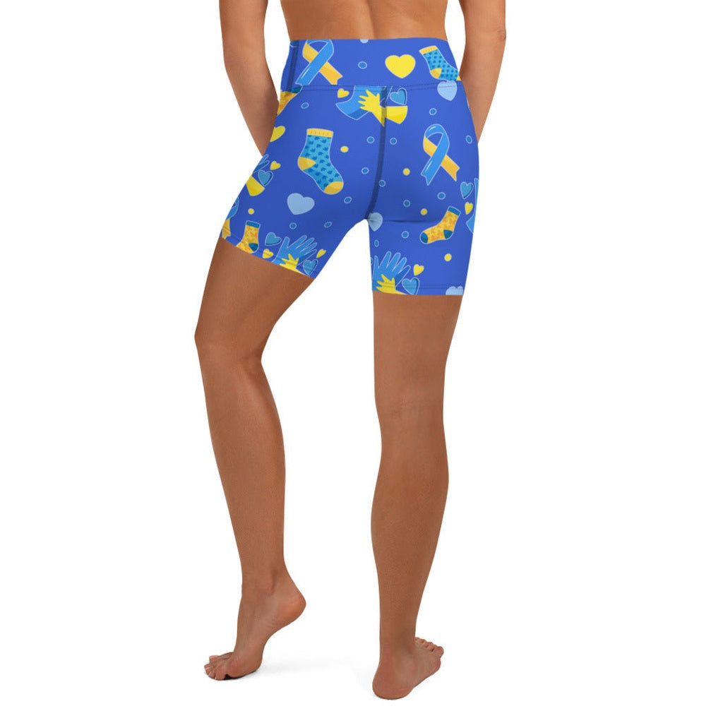 Down Syndrome Awareness Yoga Shorts