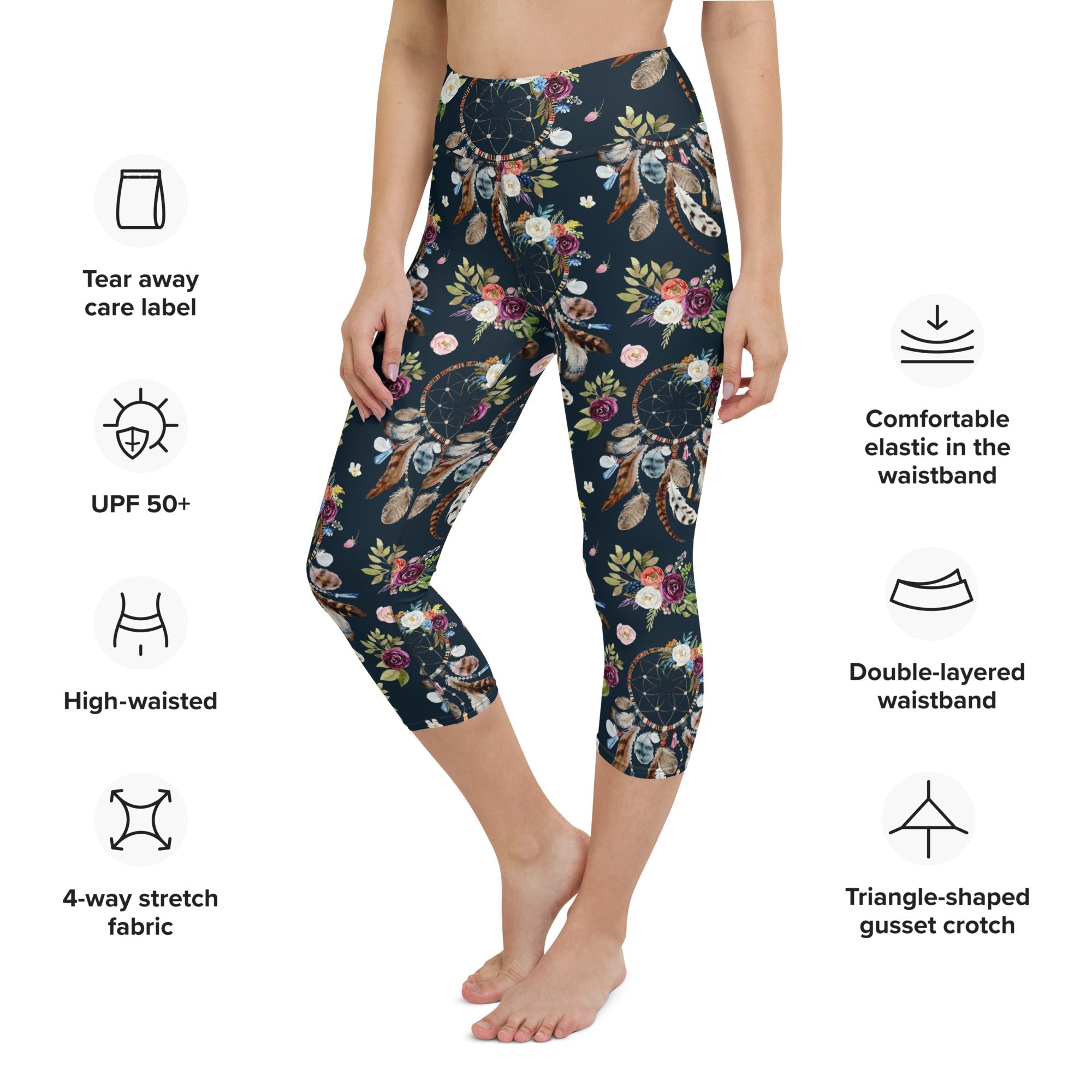 Dream Catcher Yoga Capris