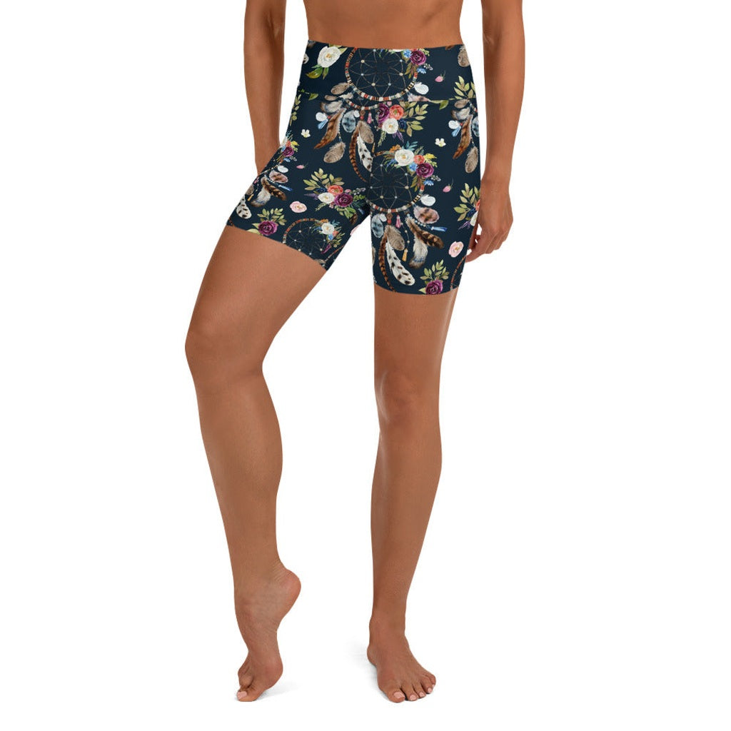 Dream Catcher Yoga Shorts