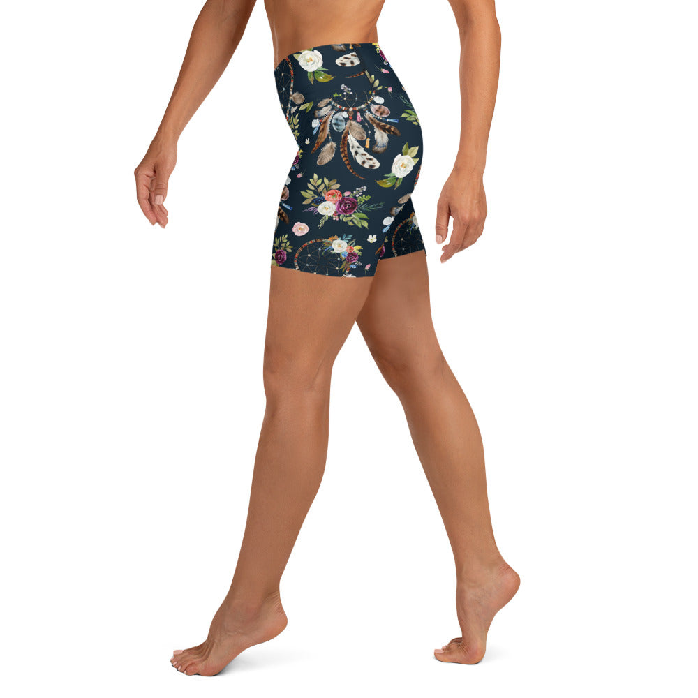 Dream Catcher Yoga Shorts