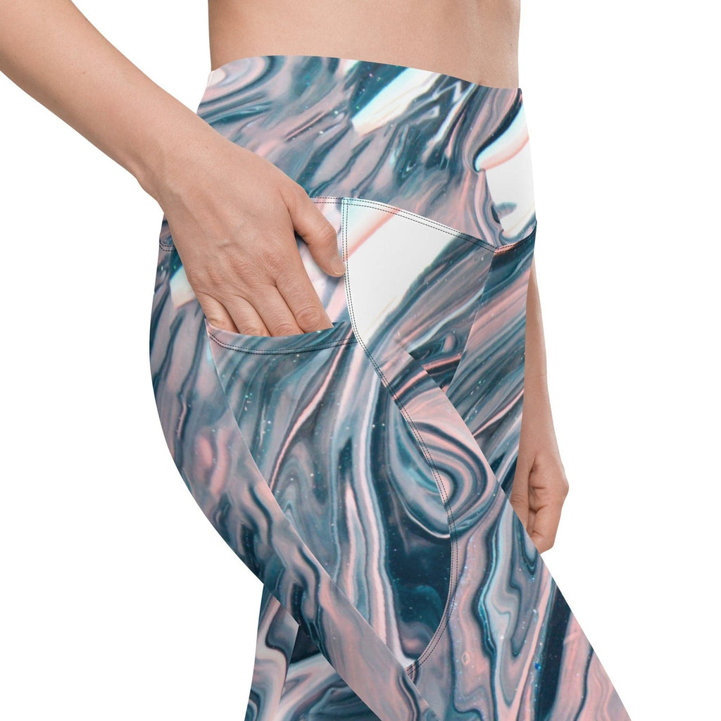 Dreamy Marble Leggings With Pockets