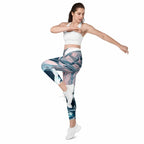 Dreamy Marble Leggings With Pockets