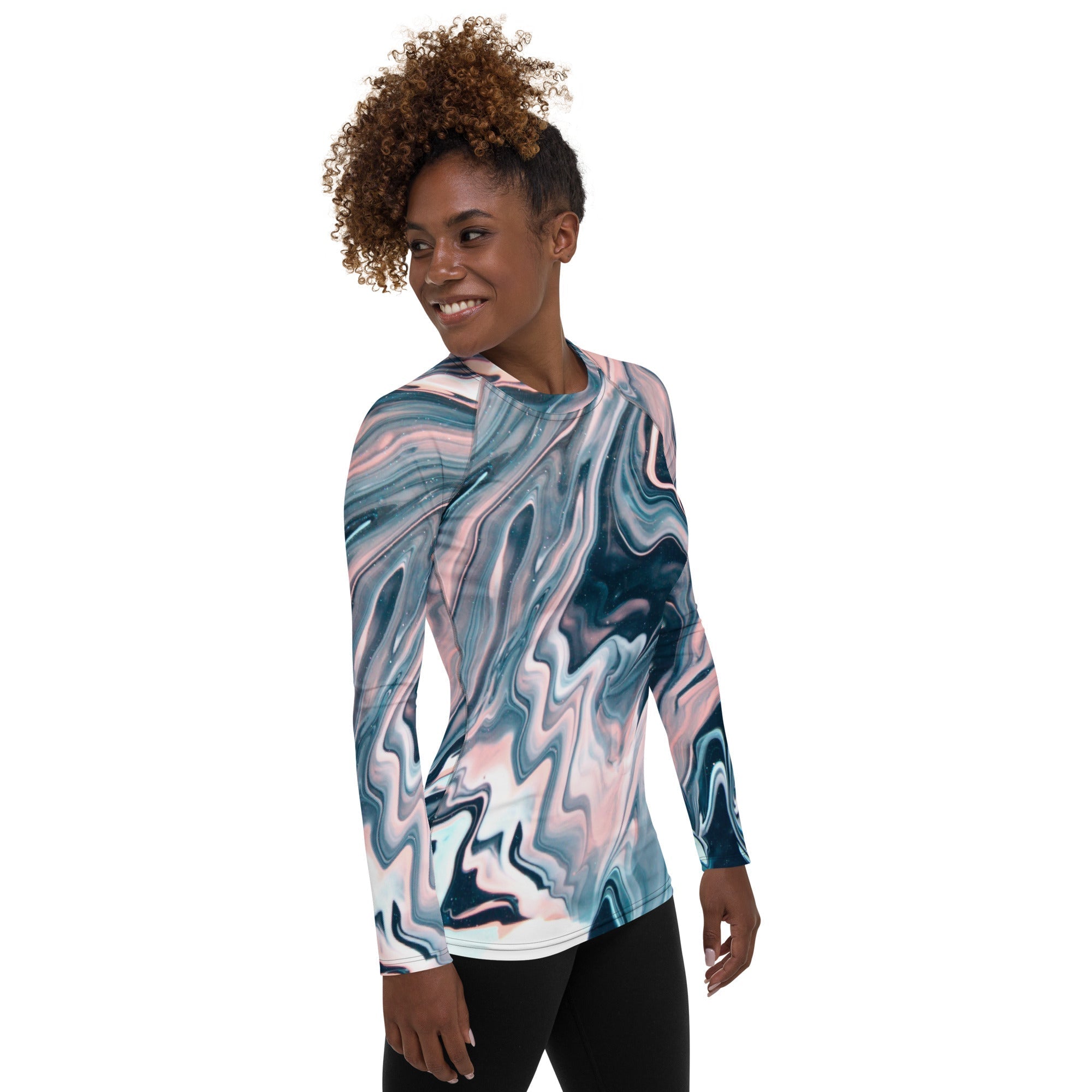 Dreamy Marble Rash Guard