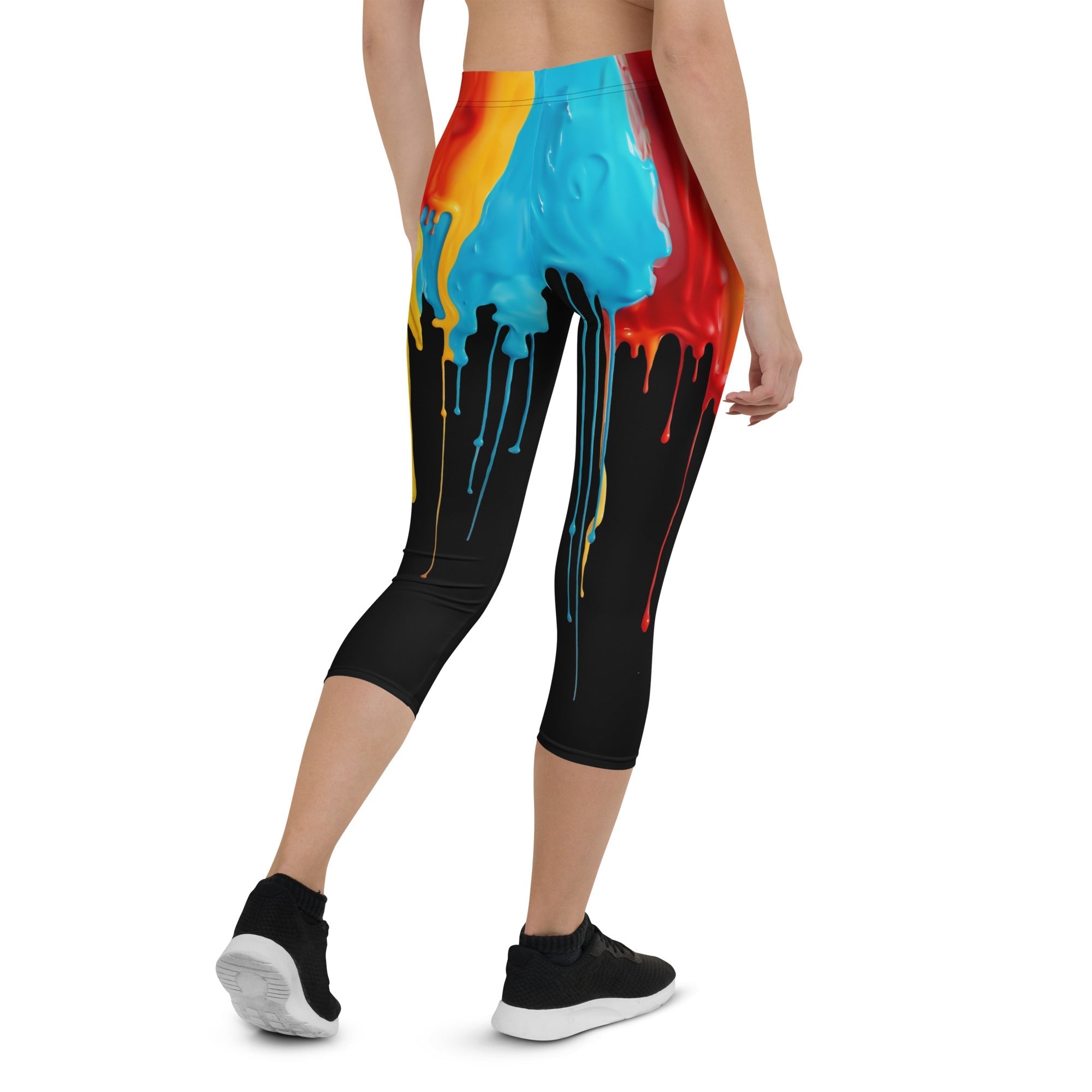 Dripping Color Capris