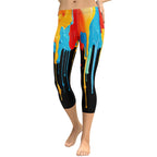 Dripping Color Capris