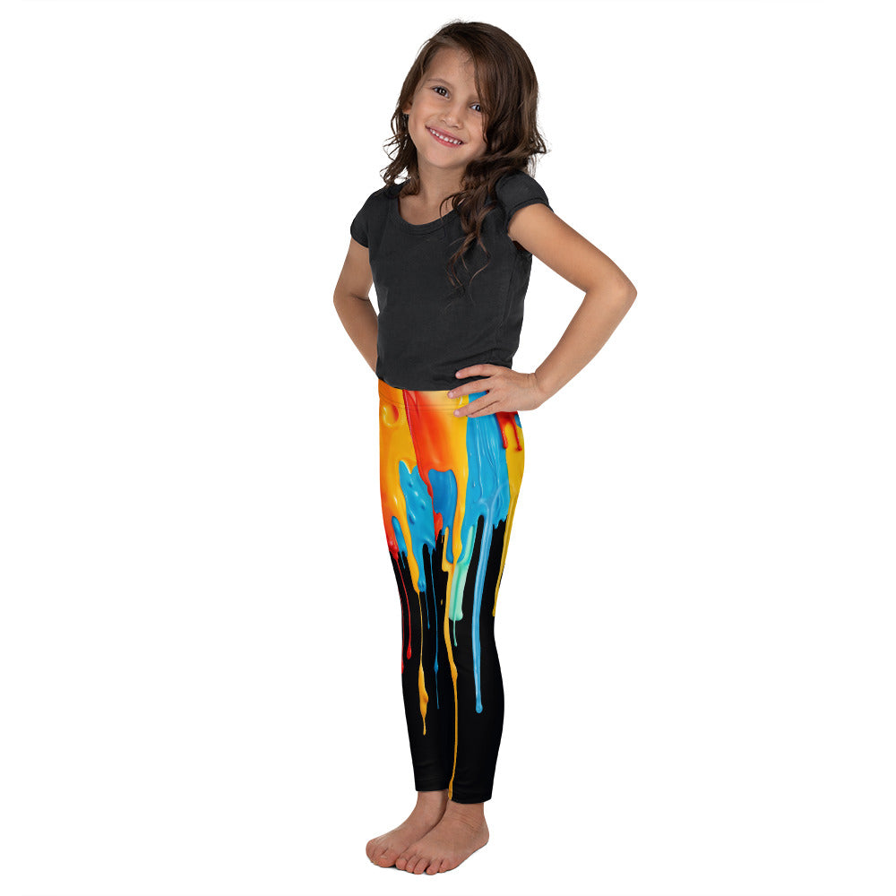 Dripping Color Kid's Leggings