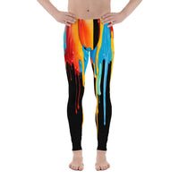 Dripping Color Men's Leggings