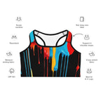 Dripping Color Sports Bra